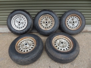 1969-75 Maserati Indy Borrani Wheel Rims Tyres
