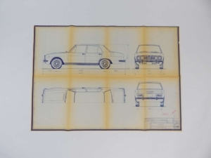 1970 Alfa Romeo Berlina Blueprint