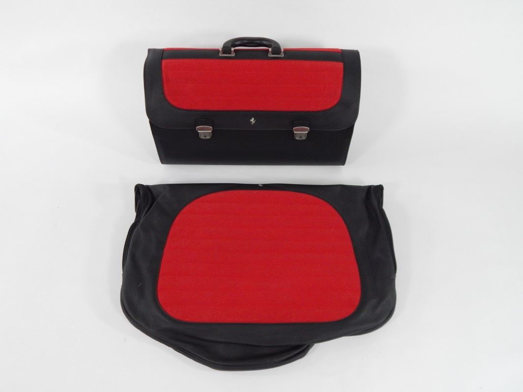 1995-97 Ferrari F50 2 Piece Schedoni Leather Luggage Set - Classic