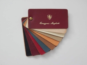 Ferrari Carrozzeria Scaglietti 1960/70s Leather Sample Swatch