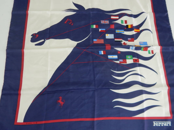 Ferrari Ladies Silk Scarf 1960s