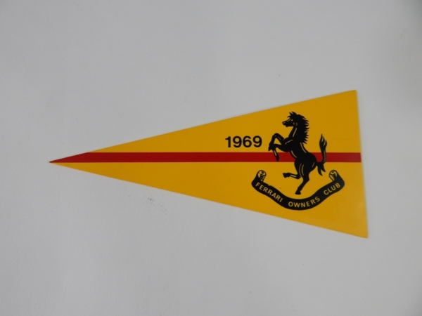 1969 Ferrari Owner’s Club Pennant Dino 365