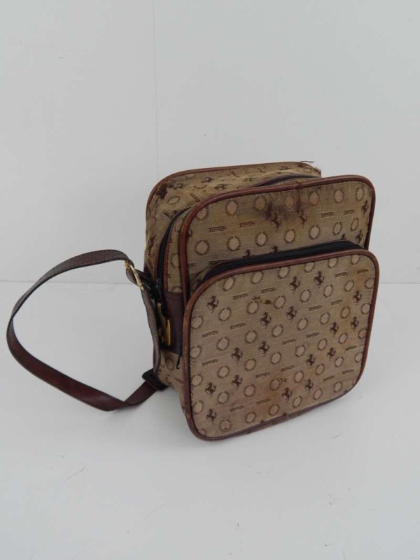 Ferrari 1970's Cavallino Small Travel Luggage Bag