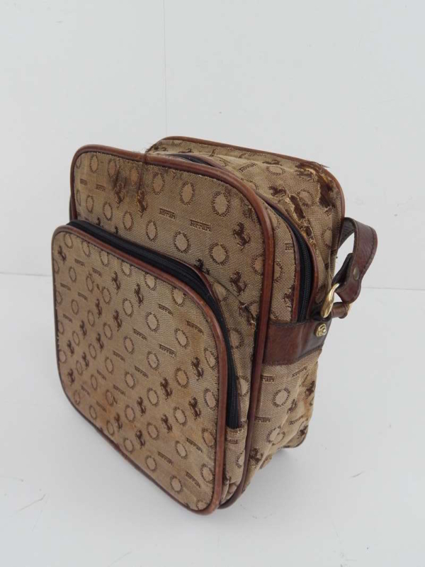 Ferrari 1970's Cavallino Small Travel Luggage Bag