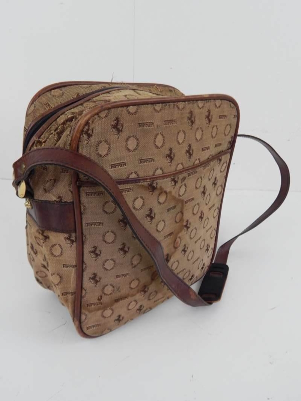 Ferrari 1970's Cavallino Small Travel Luggage Bag