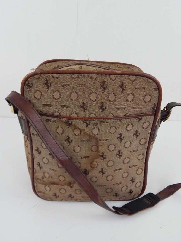 Ferrari 1970's Cavallino Small Travel Luggage Bag