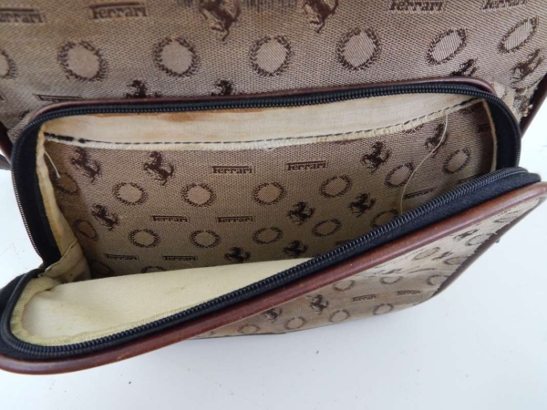 Ferrari 1970's Cavallino Small Travel Luggage Bag