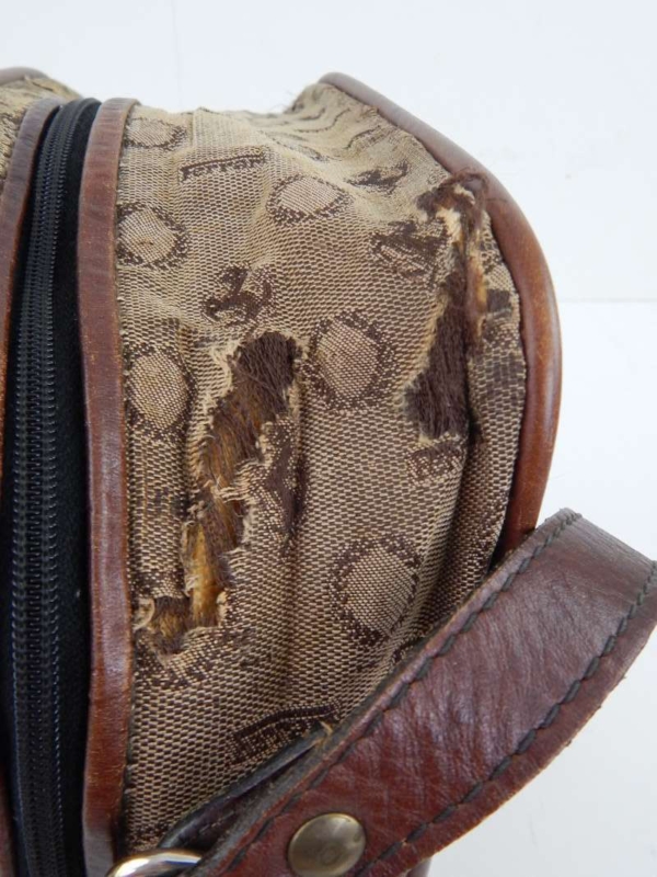 Ferrari 1970's Cavallino Small Travel Luggage Bag