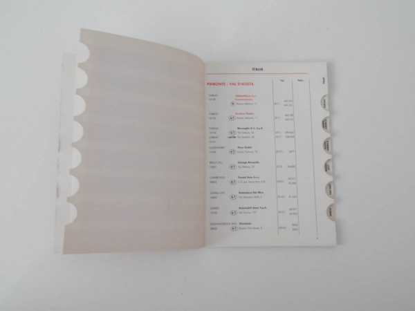 1975 Ferrari Dealer Directory 308 365 BB