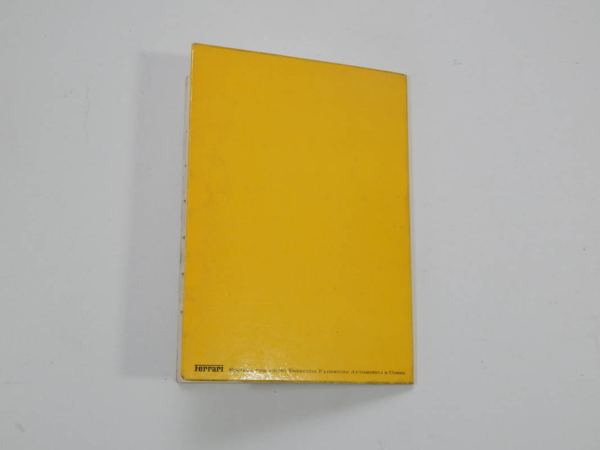 Ferrari 1976 Dealer Directory “Servizi Vendita E Assistenza” 365 308 512