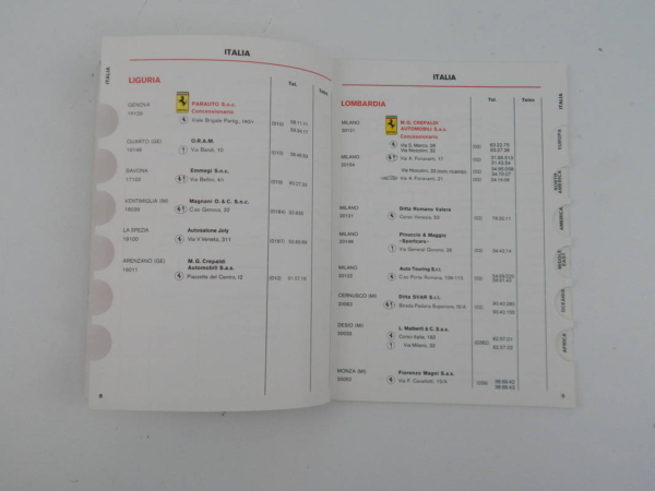Ferrari 400 Complete Pouch & Manual Set