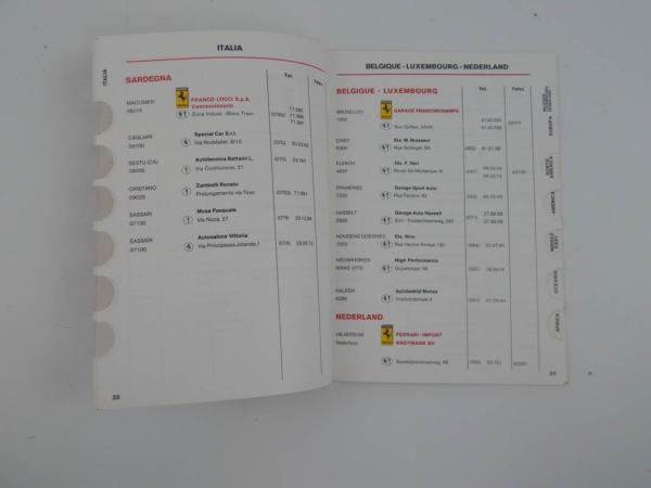 Ferrari 400 Complete Pouch & Manual Set