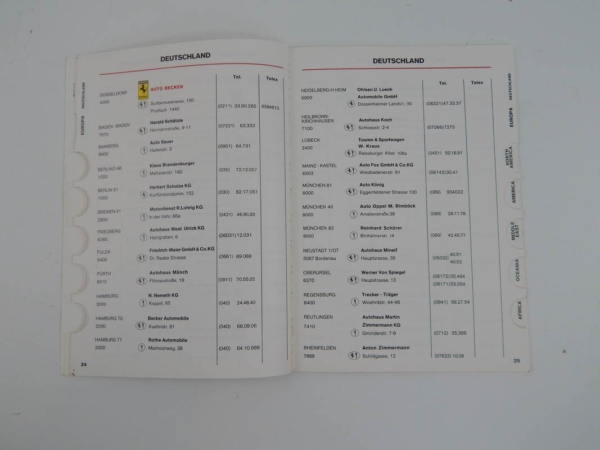 Ferrari 400 Complete Pouch & Manual Set