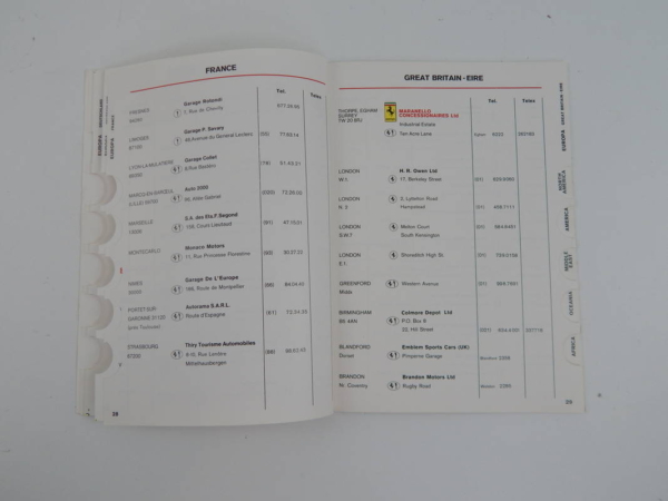 Ferrari 400 Complete Pouch & Manual Set