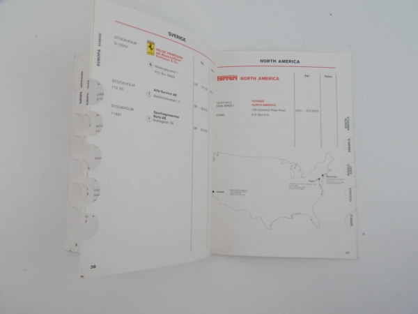 Ferrari 400 Complete Pouch & Manual Set