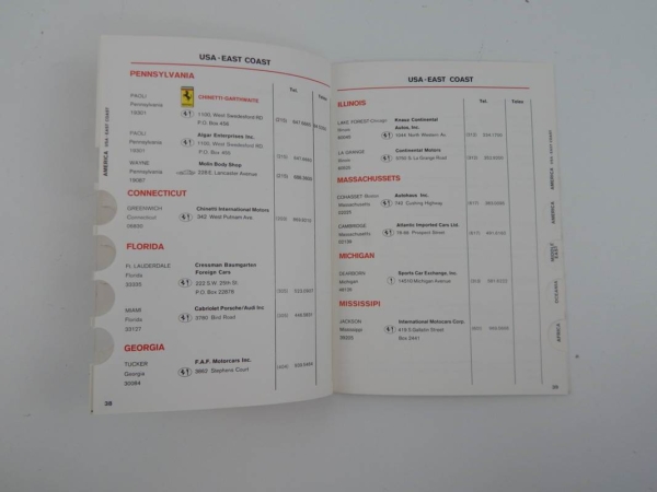 Ferrari 400 Complete Pouch & Manual Set