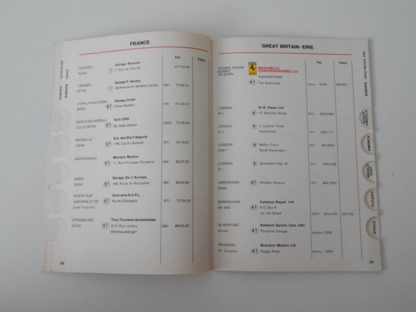 Ferrari 512BB Pouch Set