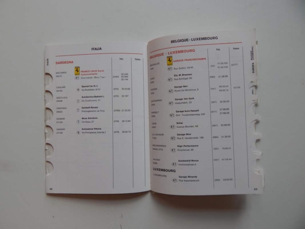 Ferrari 308 Complete Pouch Set