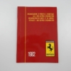 Ferrari 1982 Dealer Directory
