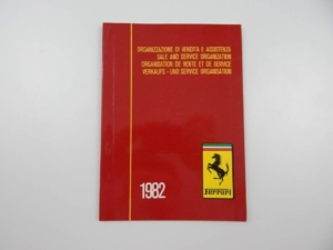 Ferrari 1982 Dealer Directory