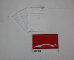 Ferrari 1984 UK Dealer Sales Brochure Documents