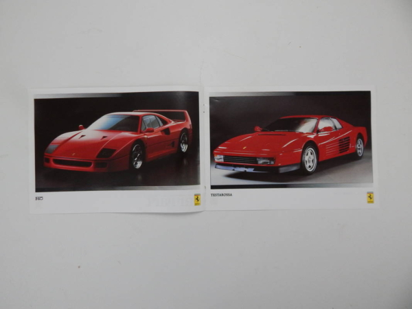 Ferrari 1984 UK Dealer Sales Brochure Documents