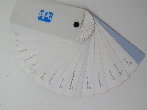 Ferrari PPG Paint Sample Swatch