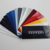 Ferrari PPG Paint Sample Swatch