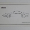 Ferrari 206 Dino Brochure Pamphlet