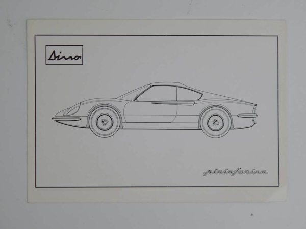 Ferrari 206 Dino Brochure Pamphlet