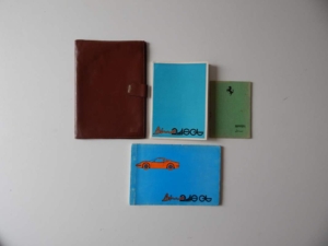 Ferrari 246 Dino Complete Pouch and Manual Set