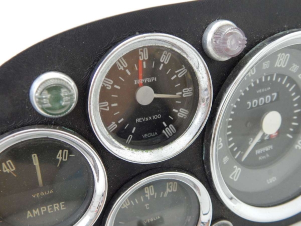Ferrari 250 Instrument Cluster with Gauges