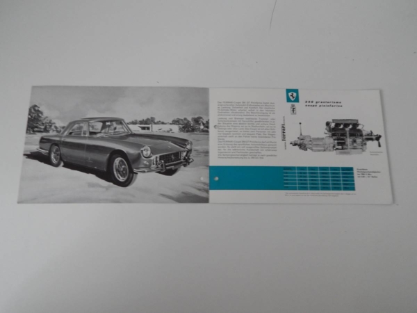 Ferrari 250 Granturismo Coupe Pininfarina (PF Coupe) Sales Brochure