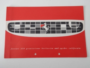 Ferrari 250 Granturismo Berlinetta & Spyder California Sales Brochure