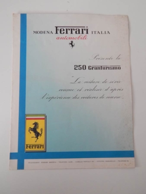 Ferrari 250 Granturismo Sales Brochure