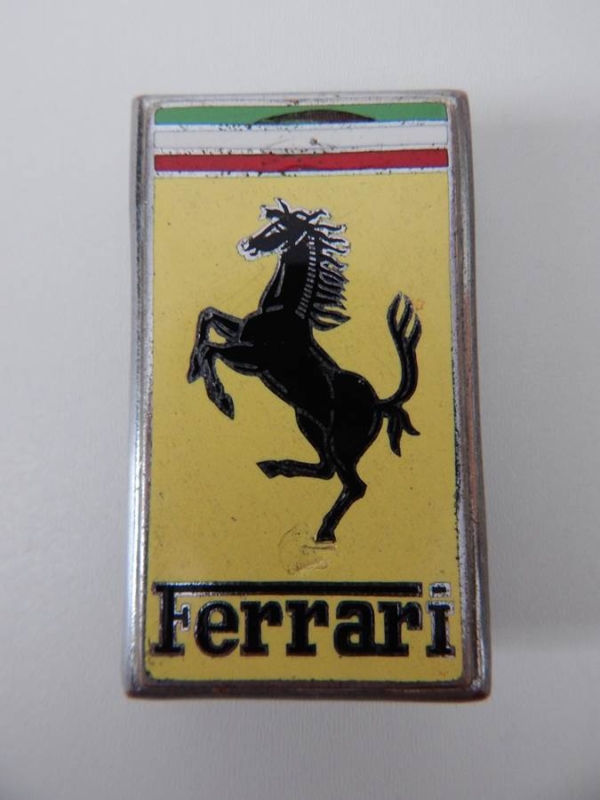 Ferrari 1950/60s OMEA Milano Bonnet Trunk Badge Emblem