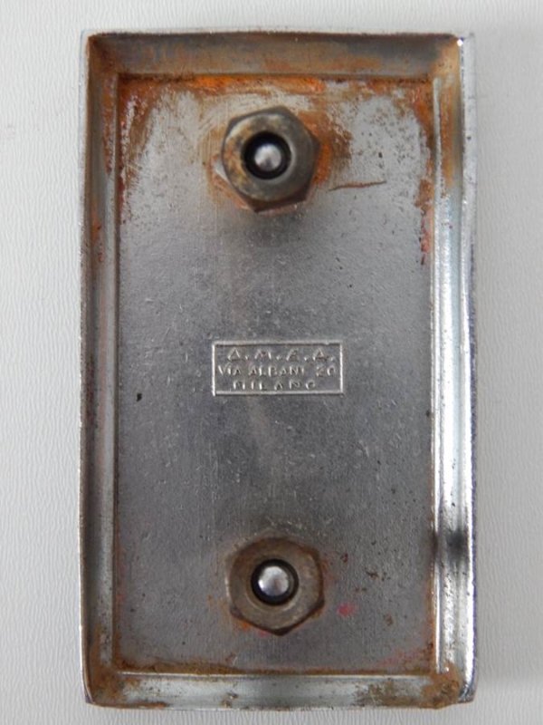 Ferrari 1950/60s OMEA Milano Bonnet Trunk Badge Emblem