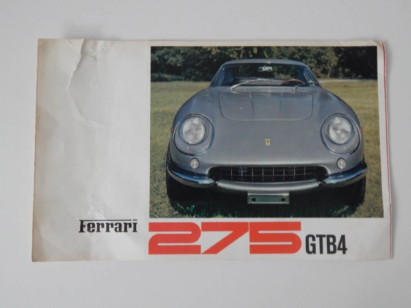 Ferrari 275 GTB/4 Sales Brochure
