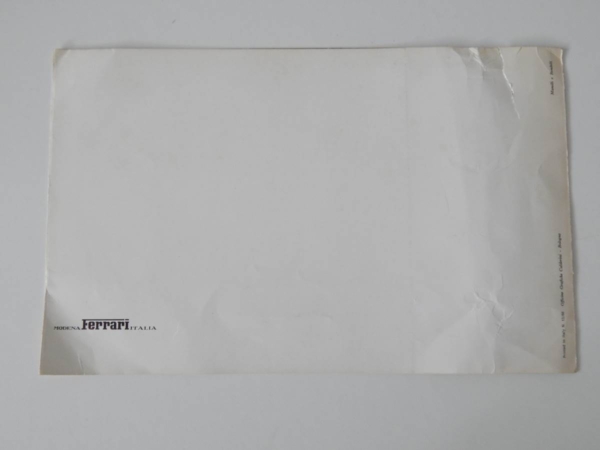 Ferrari 275 GTB/4 Sales Brochure