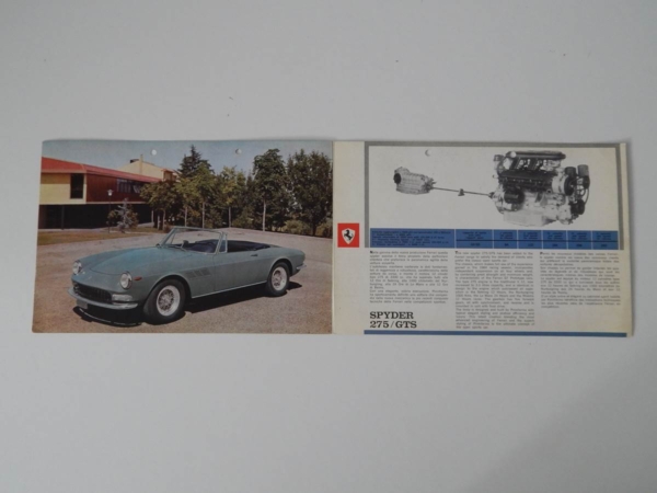 Ferrari 275 GTS Sales Brochure