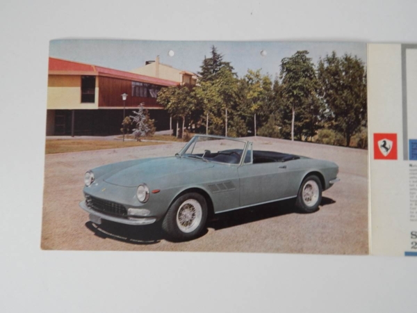 Ferrari 275 GTS Sales Brochure