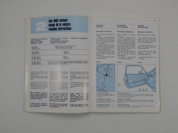 Ferrari 308 Euro Spec Quattrovalvole QV Owner's Manual