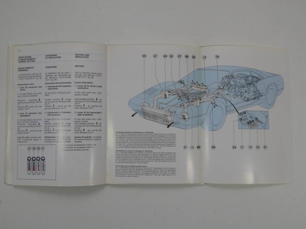 Ferrari 308 Euro Spec Quattrovalvole QV Owner's Manual