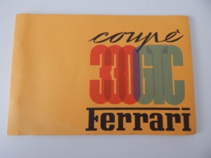 Ferrari 330 GTC Parts Manual