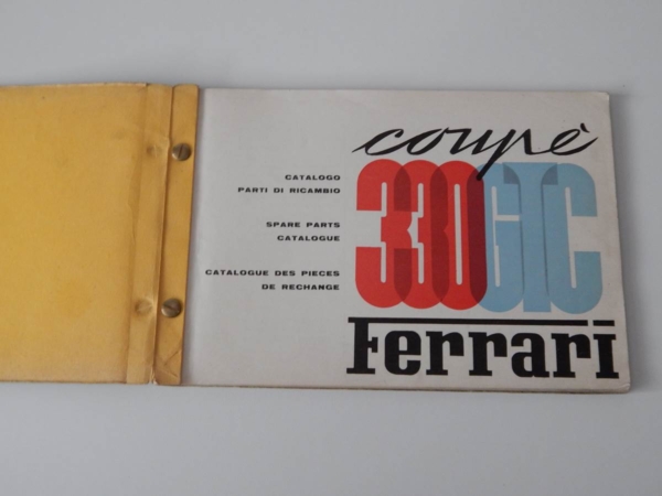 Ferrari 330 GTC Parts Manual