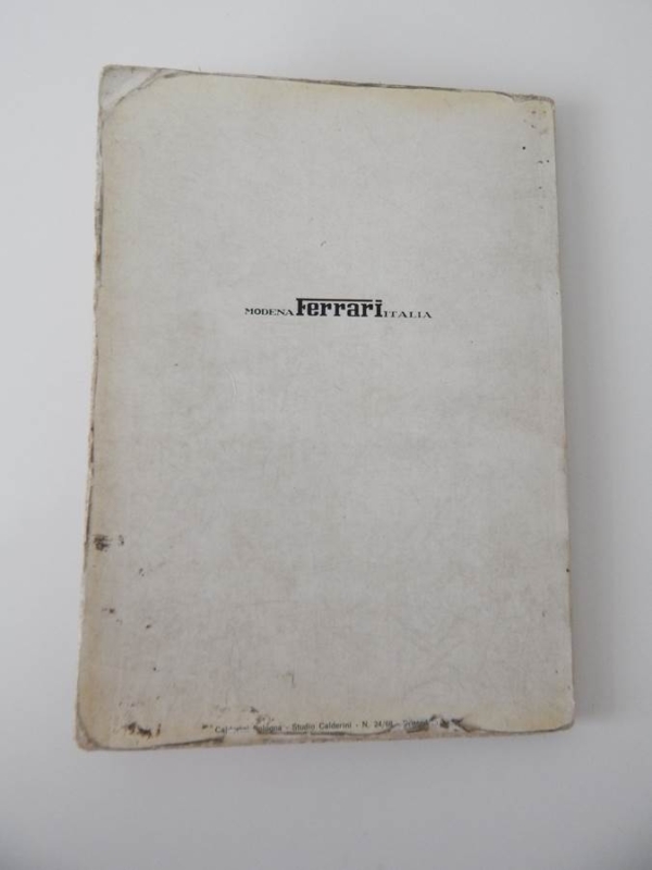 Ferrari 365 GT 2+2 Owner’s Manual
