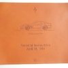 Ferrari 550 Maranello Schedoni Leather Plaque/Card