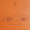 Ferrari 550 Maranello Schedoni Leather Plaque/Card