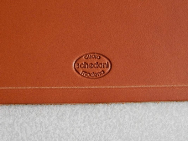 Ferrari 550 Maranello Schedoni Leather Plaque/Card