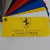 Ferrari Carrozzeria Scaglietti Paint Sample Swatch 1970s